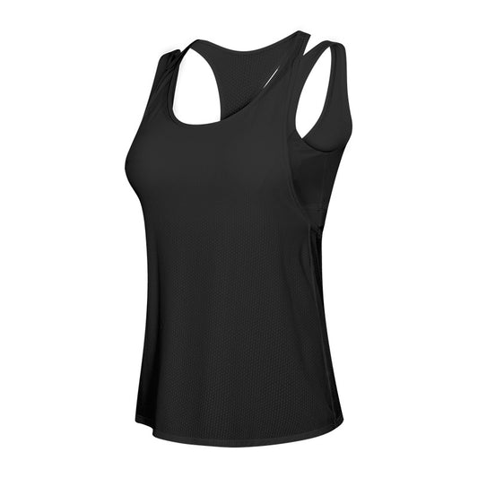 Sujetador Deportivo con Espalda Hueca y Blusa Integrada - Conjunto Fitness Versátil