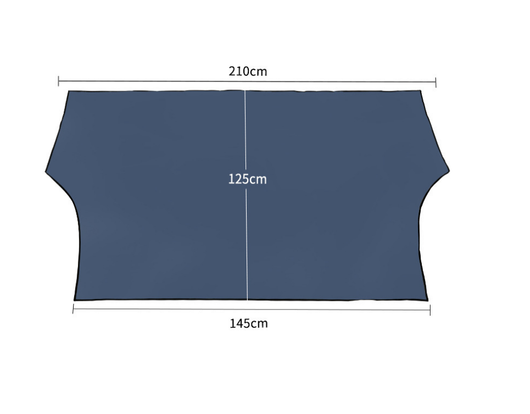 Cortinas Magnéticas para Auto con Malla - Protector Solar Lateral - Image 11