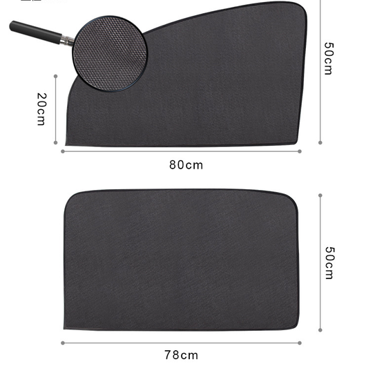 Cortinas Magnéticas para Auto con Malla - Protector Solar Lateral - Image 12