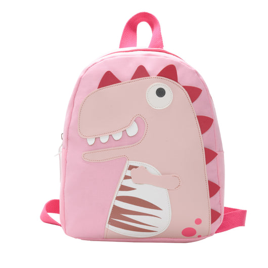 Plush gray and navy blue elephant backpack for toddlers, featuring a front zipper pocket, brown ears, and adjustable straps. - Image 6