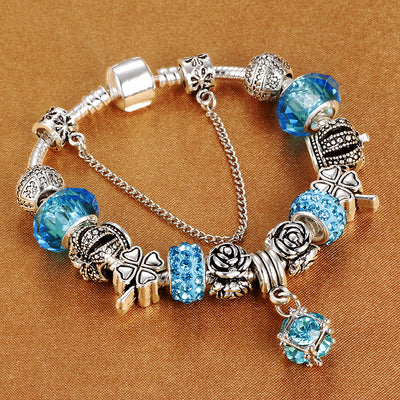 Pulsera de Cristal DIY Ajustable - Abalorios Europeos para Personalizar - Image 12