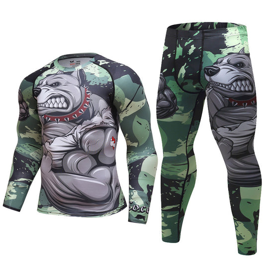 Conjunto Deportivo Compresión Animal - Playera y Pantalón