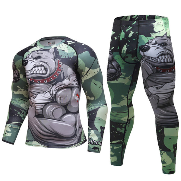 Conjunto Deportivo Compresión Animal - Playera y Pantalón