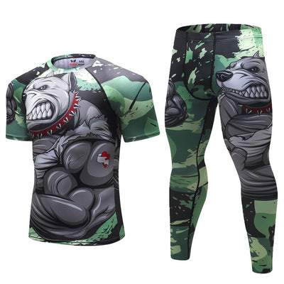 Conjunto Deportivo Compresión Animal - Playera y Pantalón - Image 2