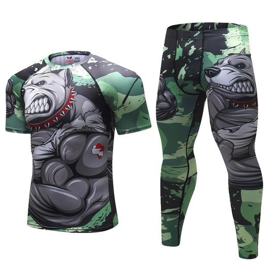 Conjunto Deportivo Compresión Animal - Playera y Pantalón - Image 2