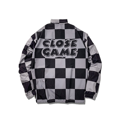 Chaqueta Cuadros Blanco y Negro - Estilo Casual Profesional - Image 11