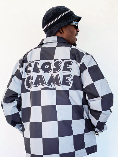 Chaqueta Cuadros Blanco y Negro - Estilo Casual Profesional - Image 3
