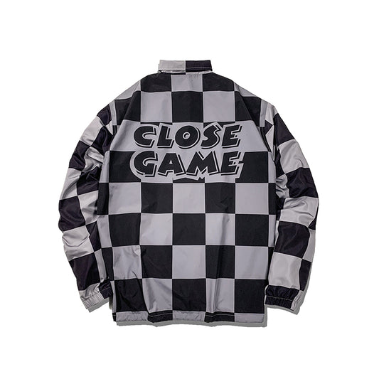 Chaqueta Cuadros Blanco y Negro - Estilo Casual Profesional - Image 2