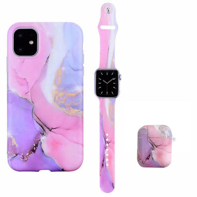 Estuche Elegante para Auriculares con Diseño Mármol y Correa Ajustable - Image 10