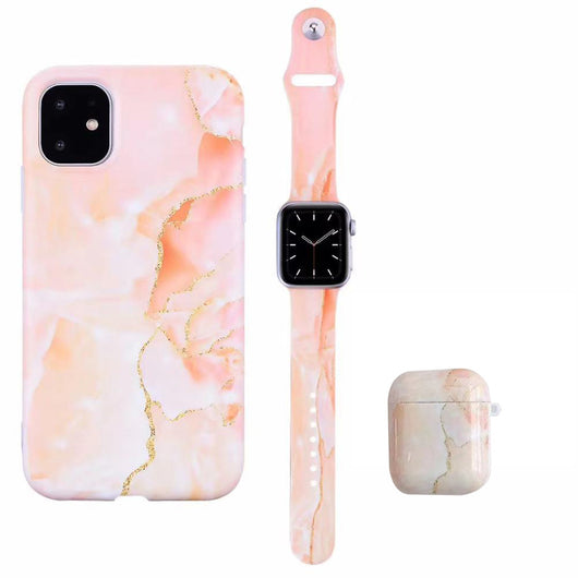 Estuche Elegante para Auriculares con Diseño Mármol y Correa Ajustable - Image 9