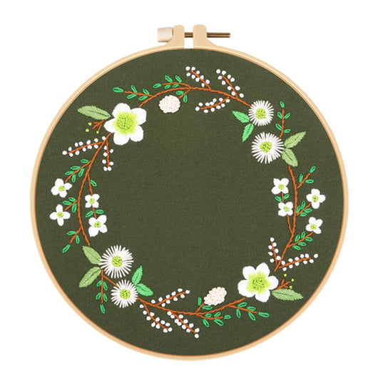 Corona Floral de Crisantemo, Diente de León y Margarita - Image 10