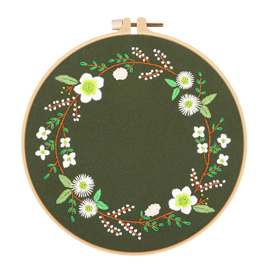 Corona Floral de Crisantemo, Diente de León y Margarita - Image 2