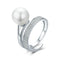 Anillo de Plata Esterlina 925 Elegante para Mujer - Diseño Europeo