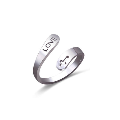 Anillo Cruzado de Estilo Hong Kong - Diseño Geométrico Minimalista - Image 8