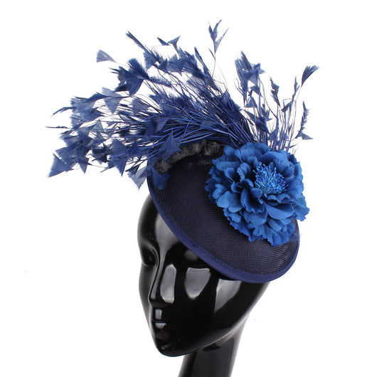 Sombrero de Gala Elegante en Tela de Red y Cáñamo - Image 24