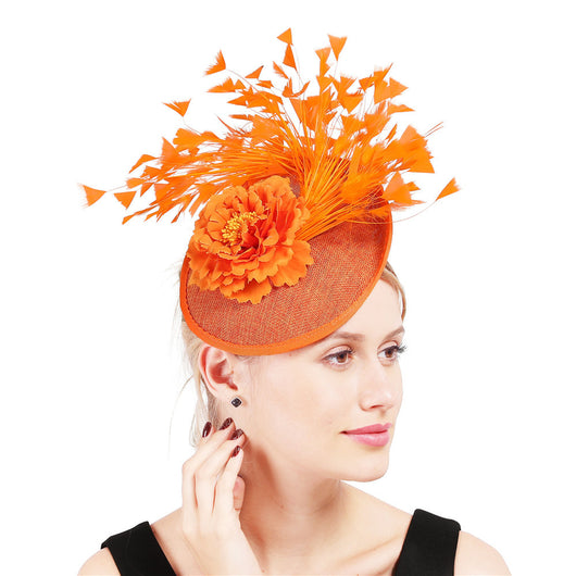 Sombrero de Gala Elegante en Tela de Red y Cáñamo - Image 30