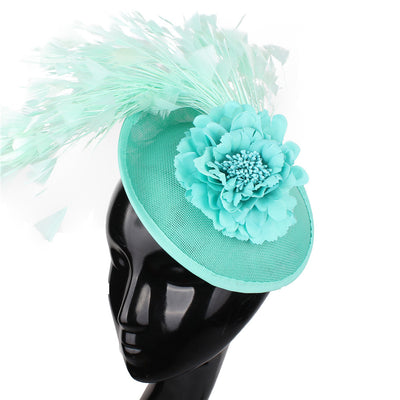Sombrero de Gala Elegante en Tela de Red y Cáñamo - Image 28