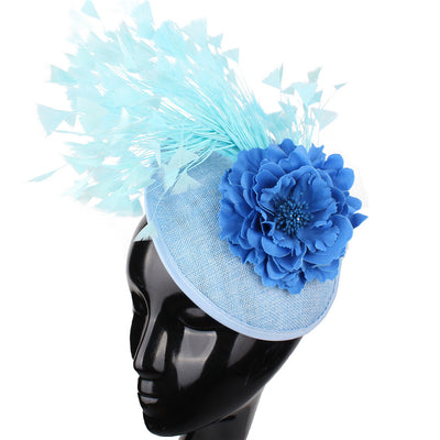 Sombrero de Gala Elegante en Tela de Red y Cáñamo - Image 31