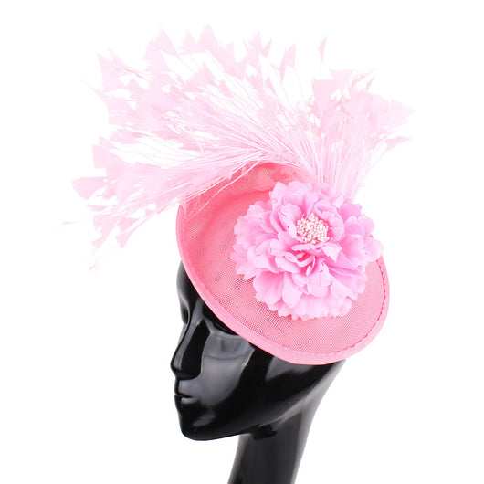 Sombrero de Gala Elegante en Tela de Red y Cáñamo - Image 9