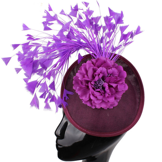 Sombrero de Gala Elegante en Tela de Red y Cáñamo - Image 17