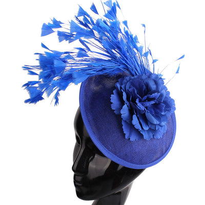 Sombrero de Gala Elegante en Tela de Red y Cáñamo - Image 4