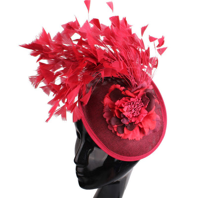 Sombrero de Gala Elegante en Tela de Red y Cáñamo - Image 10