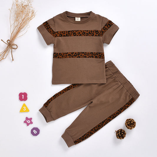Conjunto de Verano para Niñas de Algodón Tejido - Diseño Europeo Calidad Premium