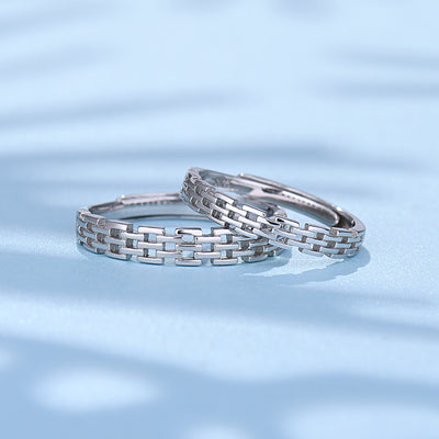 Anillo Cadena Romana de Personalidad Simple - Image 8