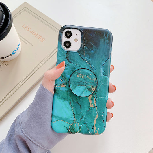 Funda Mármol con Soporte para iPhone - Diseño Frosted IMD - Image 9
