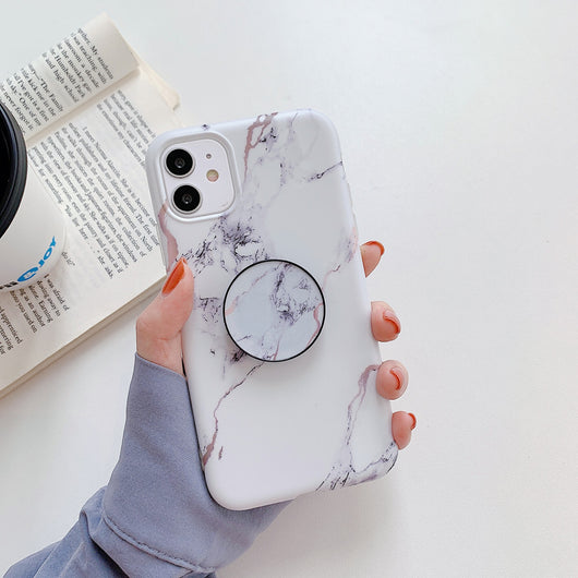 Funda Mármol con Soporte para iPhone - Diseño Frosted IMD - Image 7