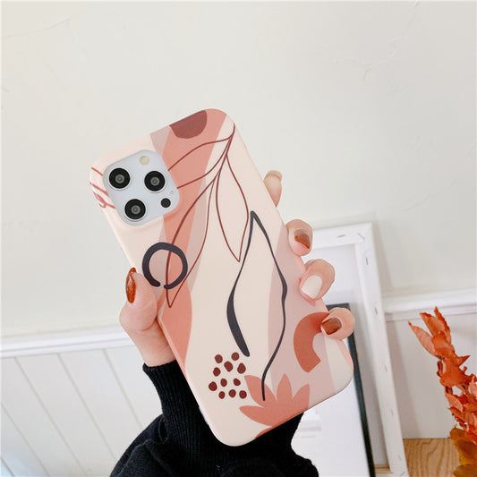 Funda iPhone con Anillo Soporte - Diseño Flores Acuarela para iPhone 12, 11, XR y 7 Plus - Image 2