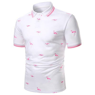 Playera Manga Corta para Hombre con Ribete Bicolor - Image 16