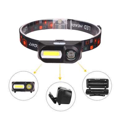 Linterna Frontal LED Recargable USB - Luz Potente para Trabajo - Image 3