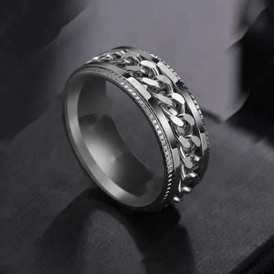 Anillo de Acero Inoxidable con Personalidad para Hombre - Image 21