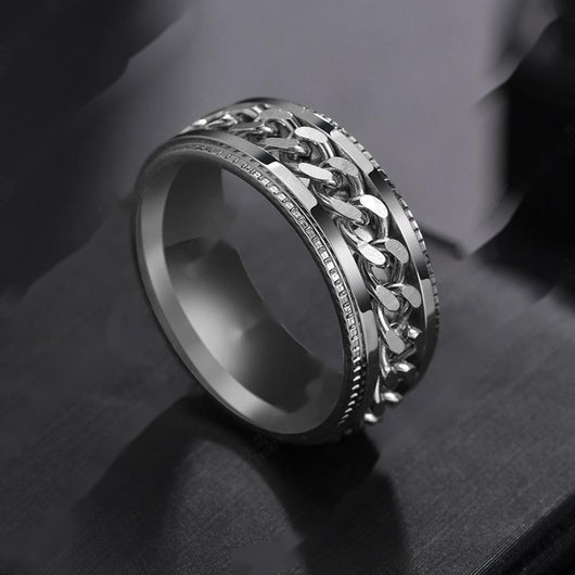 Anillo de Acero Inoxidable con Personalidad para Hombre - Image 21