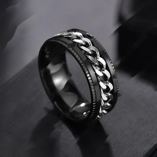 Anillo de Acero Inoxidable con Personalidad para Hombre - Image 19