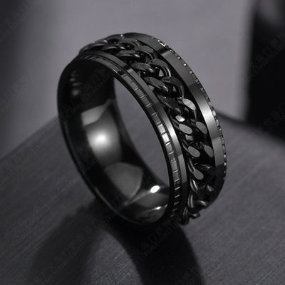 Anillo de Acero Inoxidable con Personalidad para Hombre - Image 17