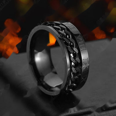 Anillo de Acero Inoxidable con Personalidad para Hombre - Image 24