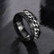Stainless Steel Personality Men'S Ring Negro steel color 6