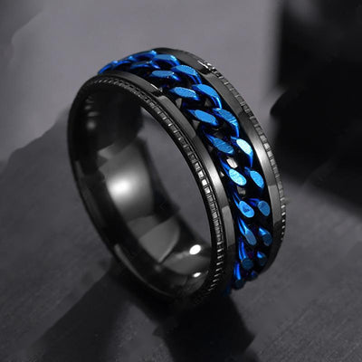Anillo de Acero Inoxidable con Personalidad para Hombre - Image 7