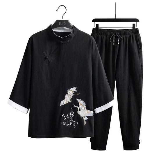 Traje Estilo Chino Verano para Hombre - Image 3