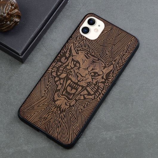 Funda Retro de Madera para iPhone 12 Mini - Protección Antiimpactos - Image 14