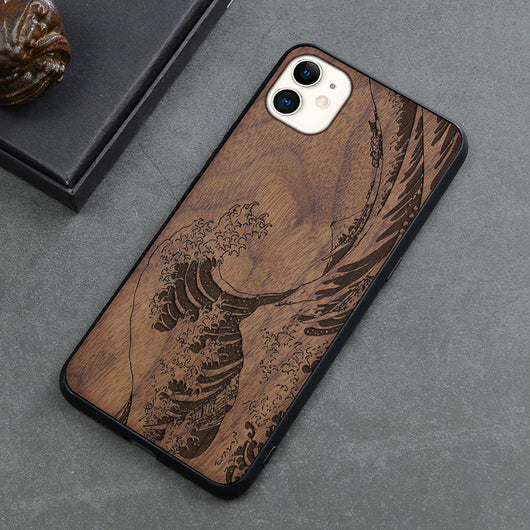 Funda Retro de Madera para iPhone 12 Mini - Protección Antiimpactos - Image 10