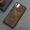 Funda Retro de Madera para iPhone 12 Mini - Protección Antiimpactos