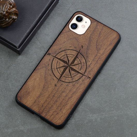 Funda Retro de Madera para iPhone 12 Mini - Protección Antiimpactos - Image 7