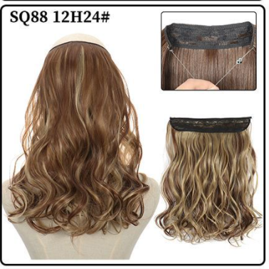 Peluca Corta Ondulada Efecto Rizado Natural para Mujer 30-35cm - Image 3