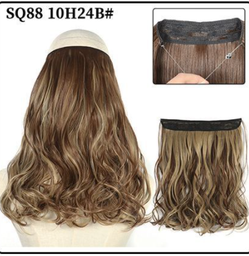 Peluca Corta Ondulada Efecto Rizado Natural para Mujer 30-35cm - Image 6