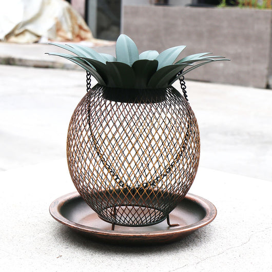 Comedero Colgante para Colibríes con Diseño de Piña