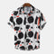 Camisas Estampadas de Verano Estilo Étnico Urbano para Hombre