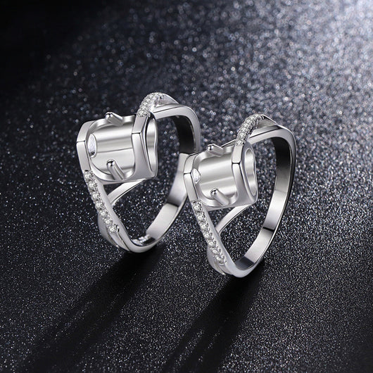 Anillo de Diamante Moissanita 50 Puntos - Colección Angel's Kiss - Image 4